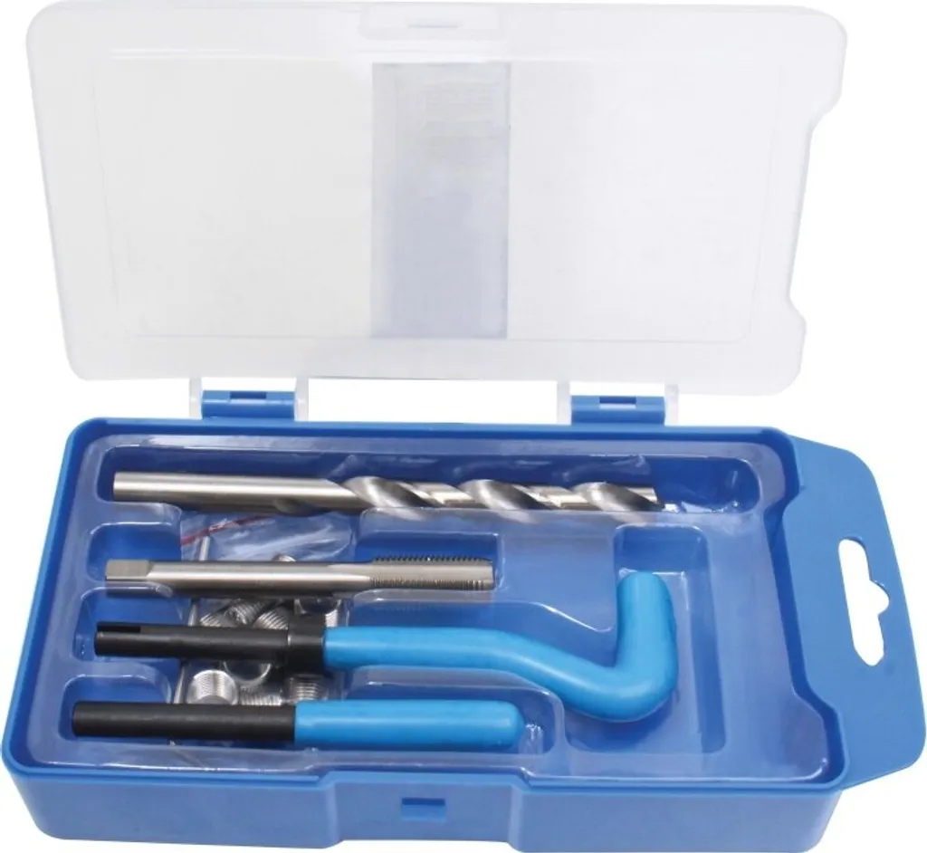 Kit Riparazione Filettature Helicoil M10 X 1.0mm - 15 Pezzi Per