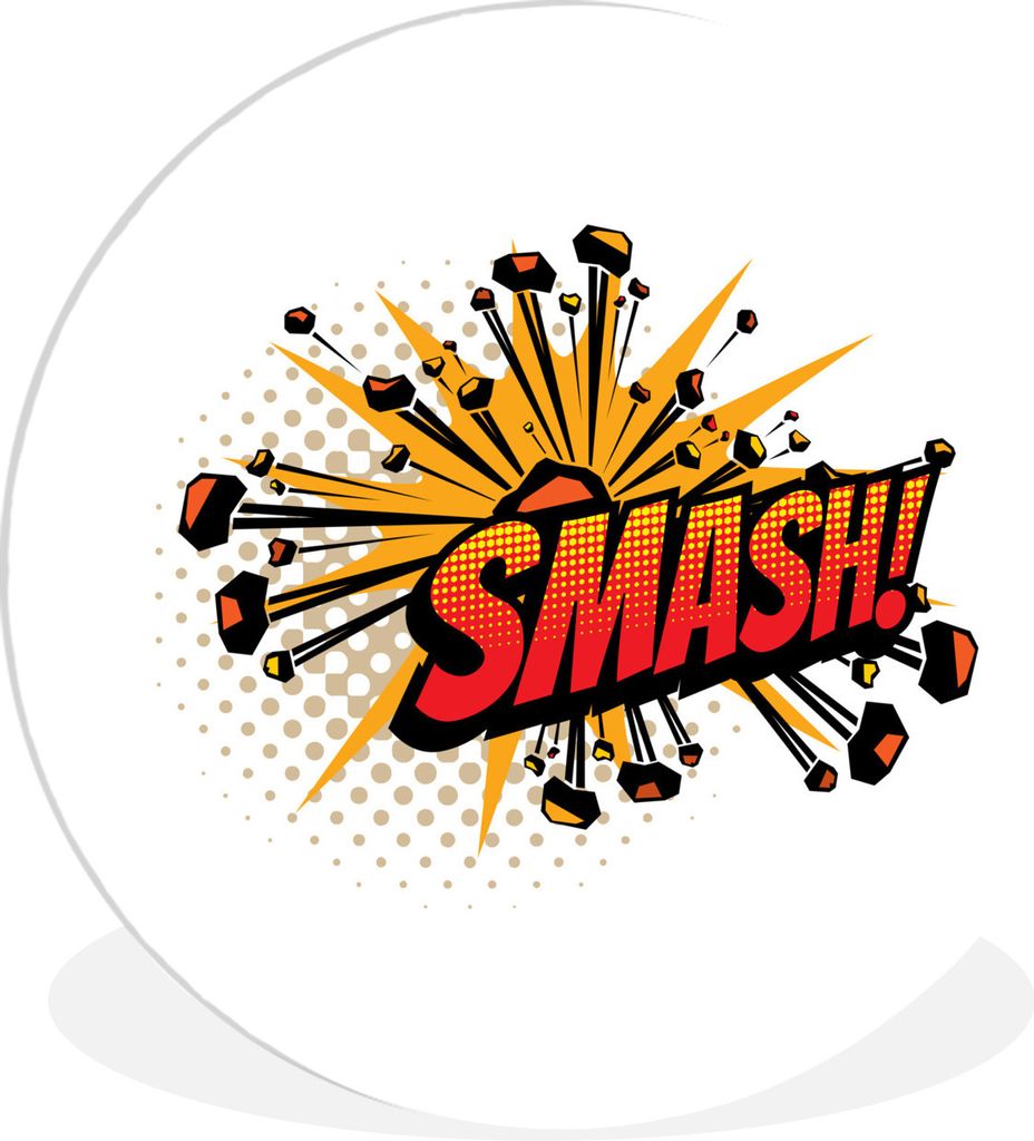 MuchoWow - Wand-Kreis - Wohnzimmer - Bild - Runde - Wanddeko - Dibond - Kunstdrucke