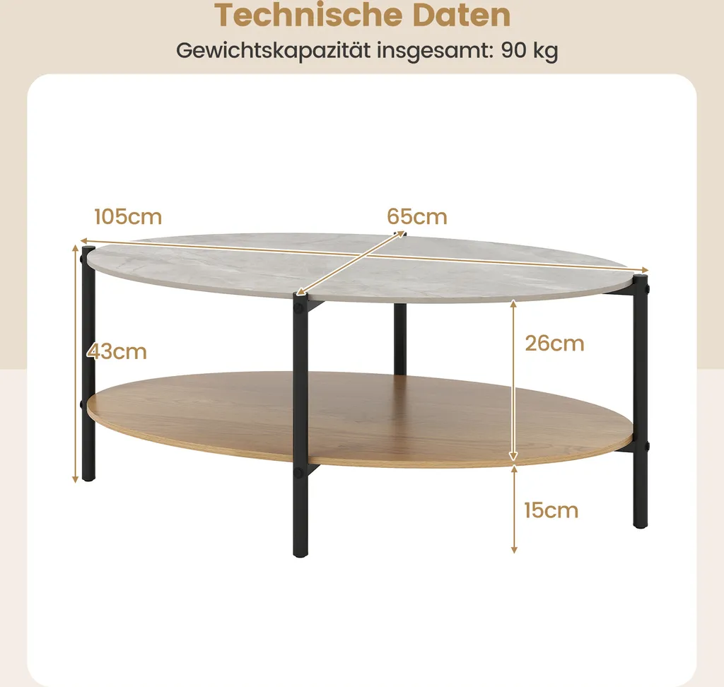 Table basse console pour entrée étroite et salon décoratif en marbre - 2