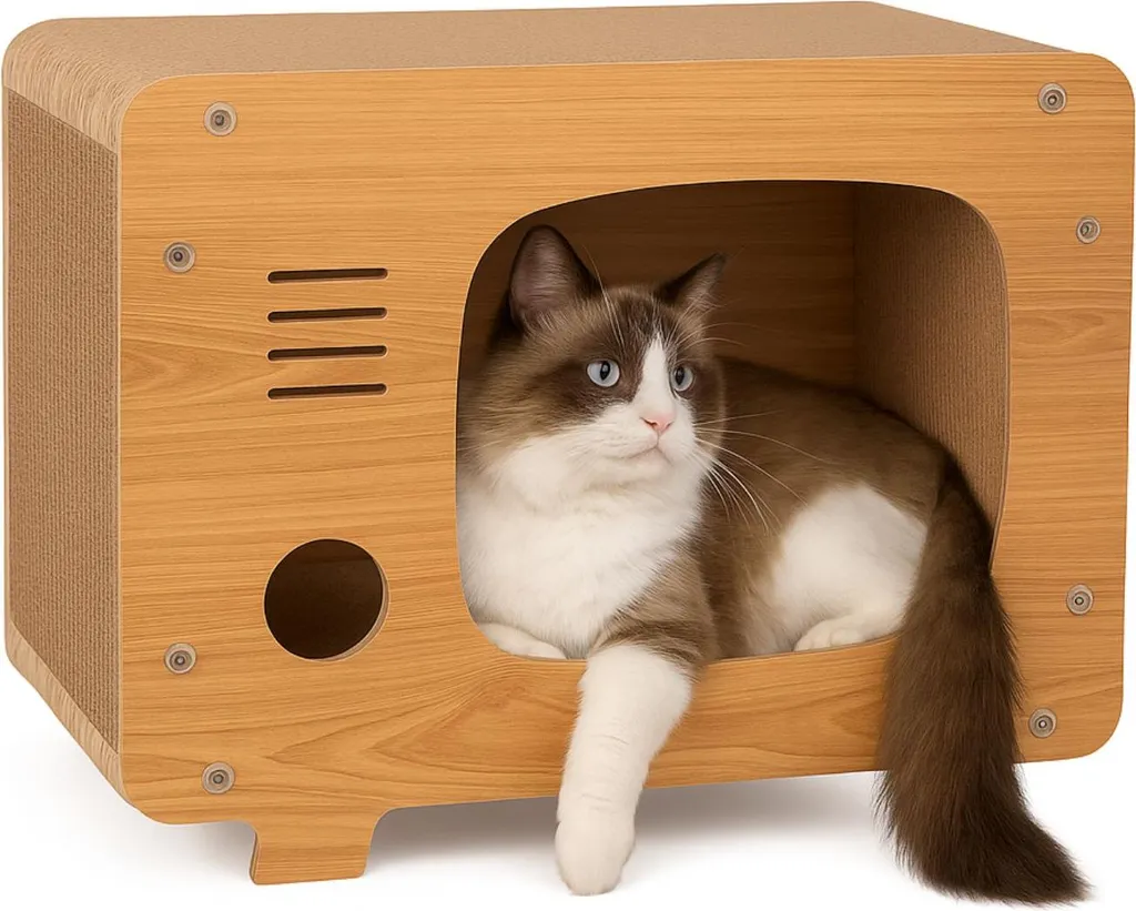 Petsona Tiragraffi per Gatti Naturale | Tappetino Graffiatoio Ecologico