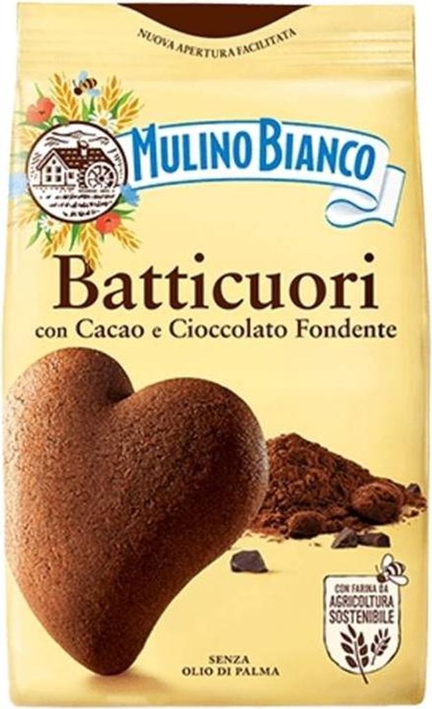 Mulino Bianco Batticuori 350 g italské křehké čokoládové Obrázek produktu 