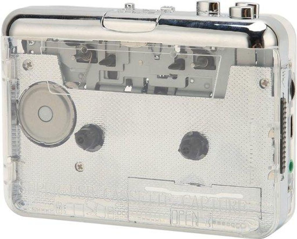 Portable Kassettenspieler mit FM-Radio und MP3-Konverterfunktion