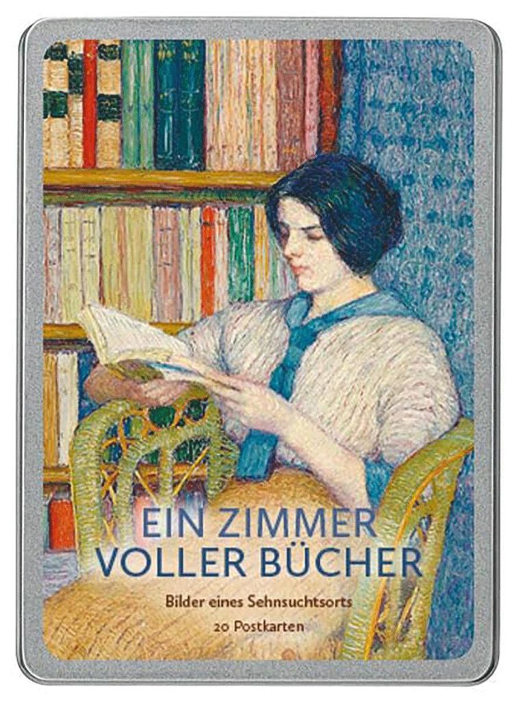 Ein Zimmer voller Bücher - Postkarten