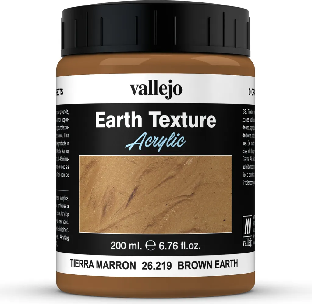 Simuler des textures de terre brune pour décors de maquettes 200 ml - 5