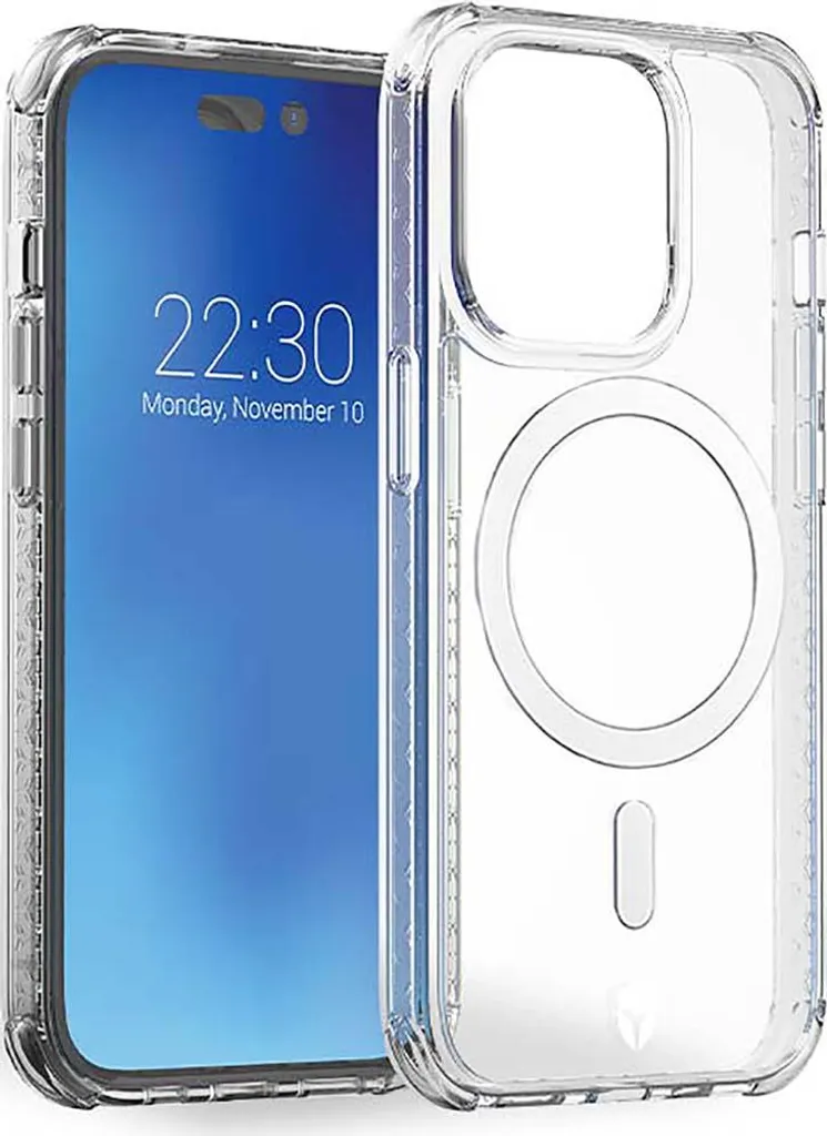 Coque Antichoc iPhone 14 Pro Force Case Air MagSafe Anti-Jaunissement