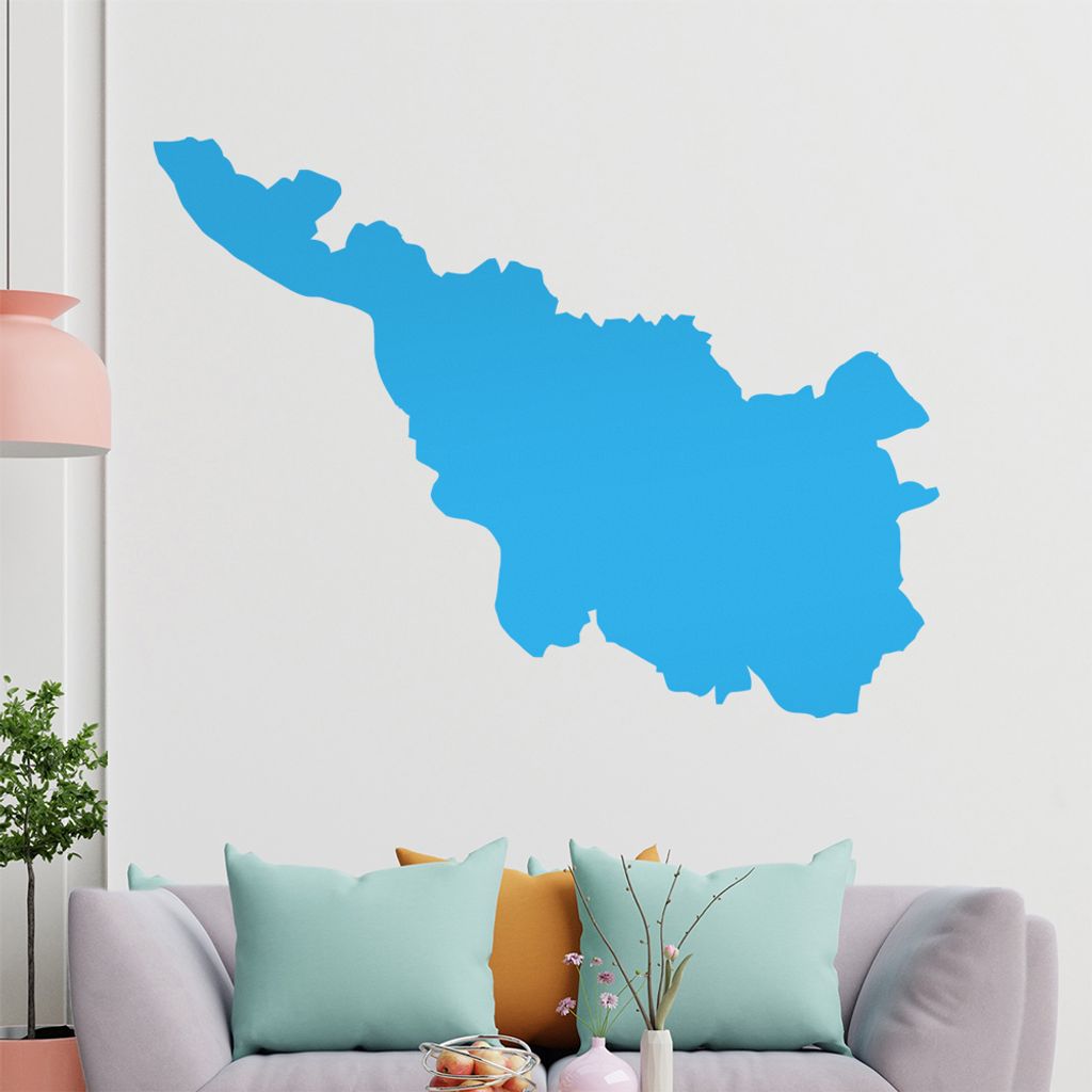 KIWISTAR Bundesland Bremen - Bremerhaven Wandtattoo in 6 Größen - Wandaufkleber Wall Sticker - Dekoration, Küche, Wohnzimmer, Schlafzimmer, Bade...