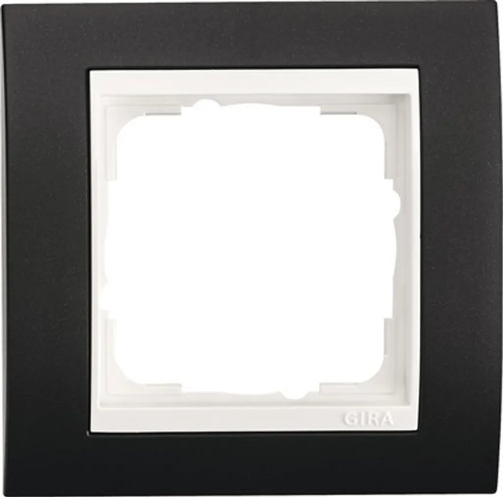 GIRA Event Cadre 1 Poste Anthracite Brillant - Finition Plastique Kst