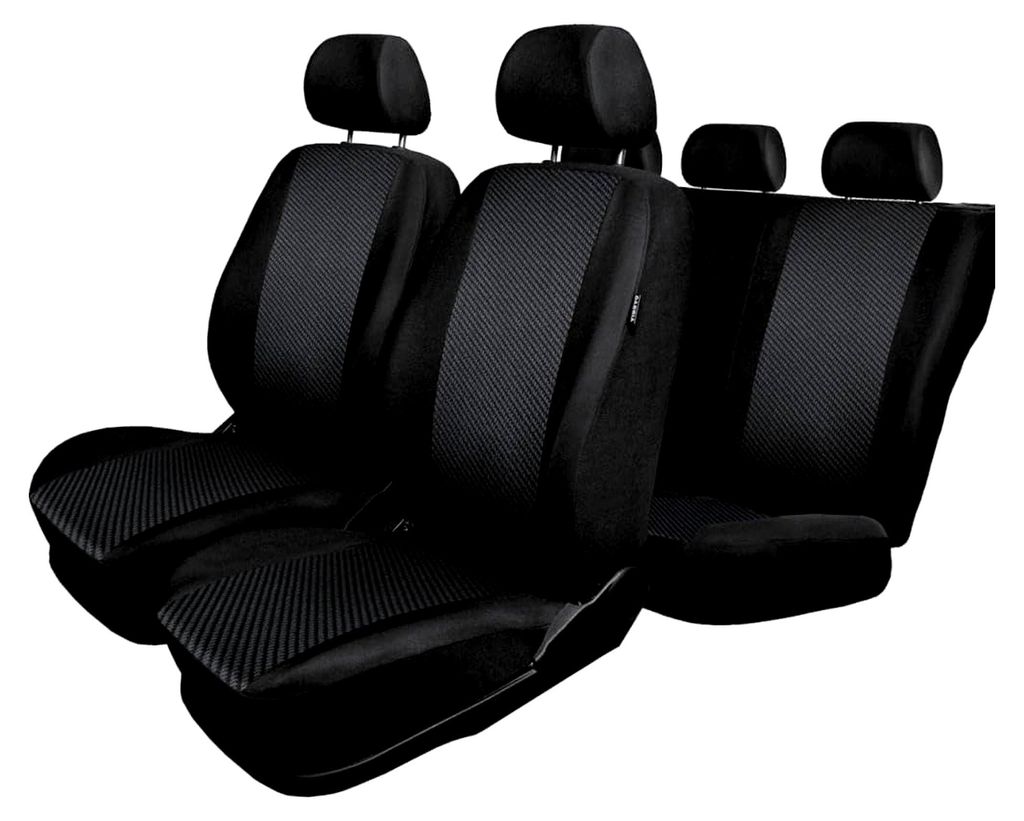 Maßgeschneiderte Sitzbezüge Auto kompatibel mit Seat Alhambra Van (1996-2010) 5 Sitze - Autositzbezüge Schonbezüge für Autositze - R2