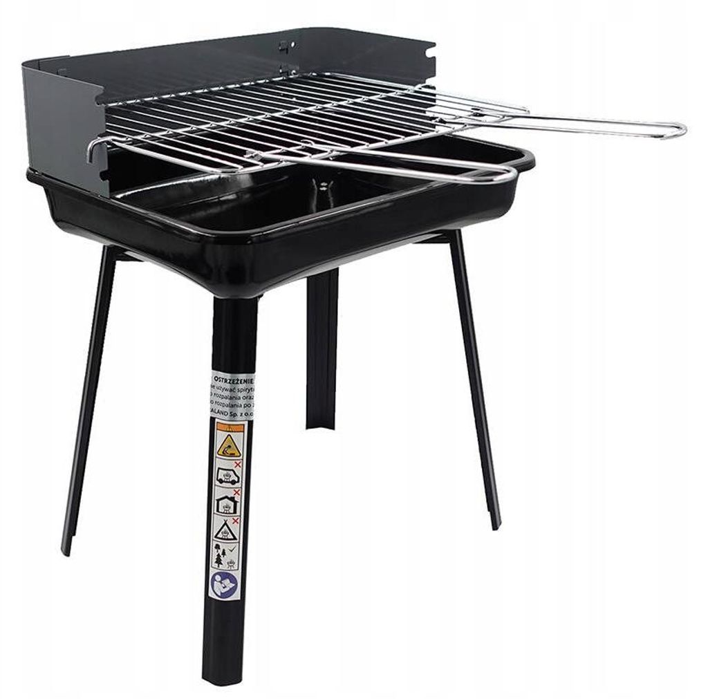 Master Grill & Party grill węglowy prostokątny składany Zdjęcie produktu 