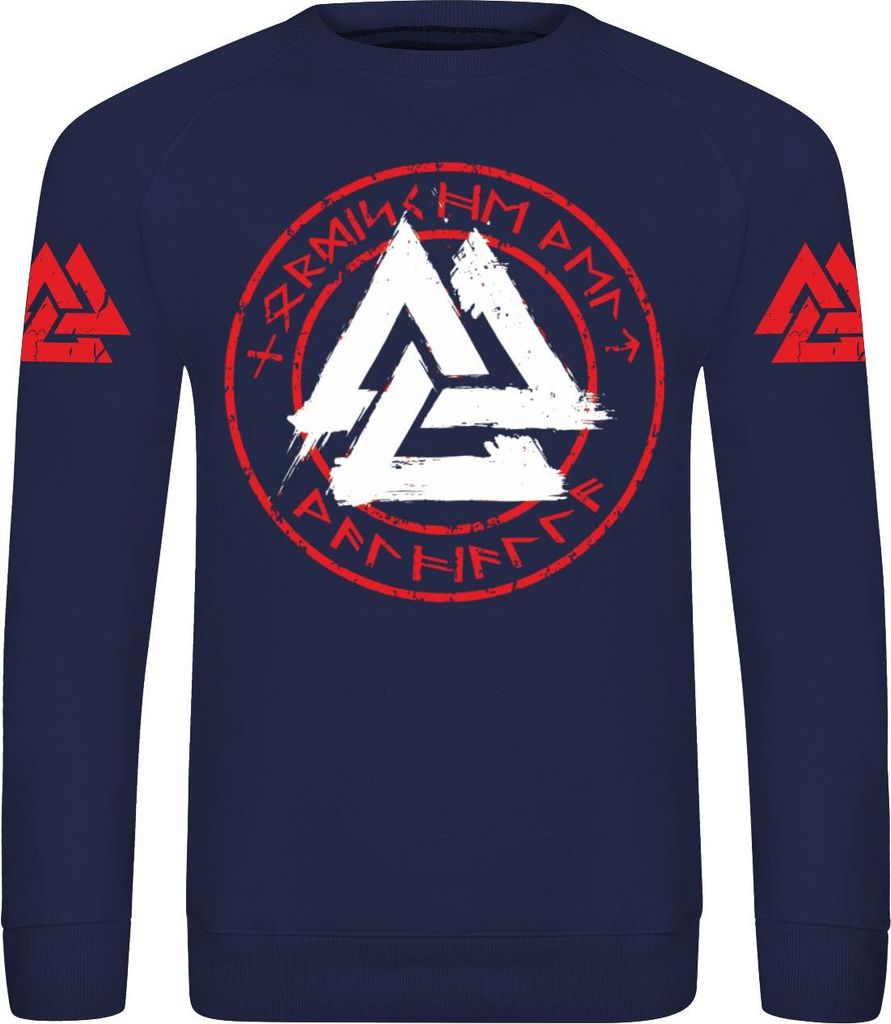 Herren Sweatshirt Nordische Welt Walhalla