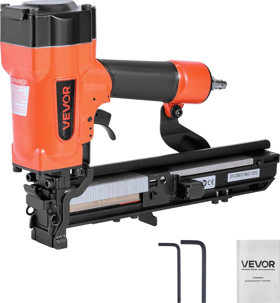 VEVOR-Pneumatiknagler, Länge 16–38 mm, Druck 70–120 PSI, geeignet für Dach- und Terrassenverkleidungen, Wanddekorationen, Geländer und Boden...