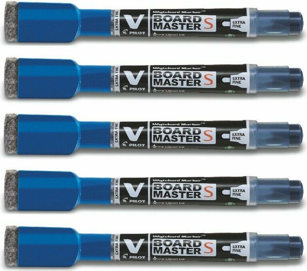 Pilot V Board Master EF mit Wischer - 5er-Set blau Produktbild 