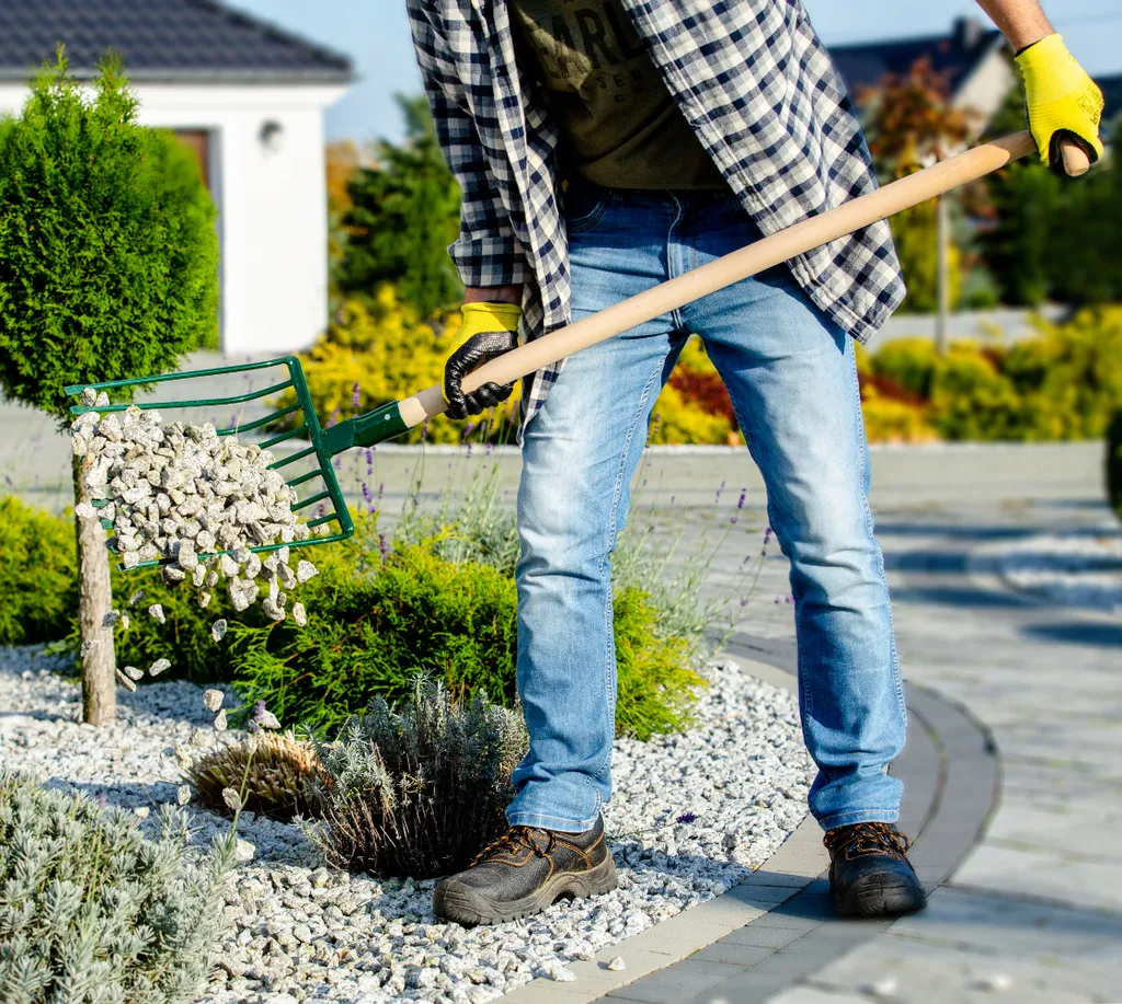 Fourche de Jardin 9 Dents en Métal 131 cm contre le Mal de Dos - Vert - 4