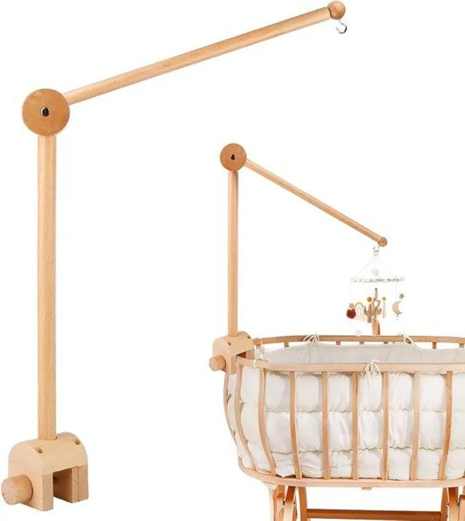 Hamac en bois pour lits bébé et tables à langer polyvalent - Modèle Wood