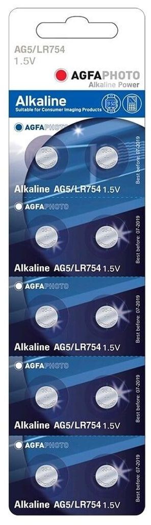 Knoflíkové alkalické baterie AgfaPhoto 1,5 V, Obrázek produktu 