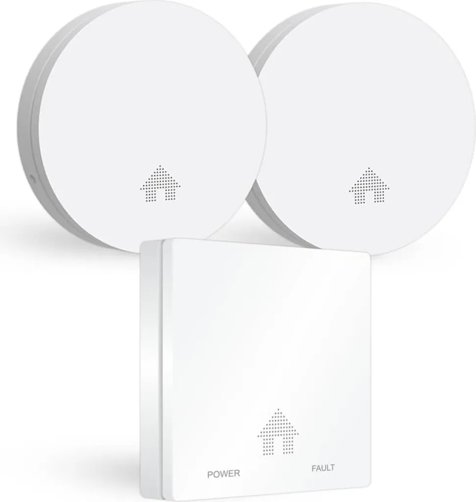 Kit Anti-incendie Design : 2 Détecteurs de Fumée + 1 Monoxyde de Carbone