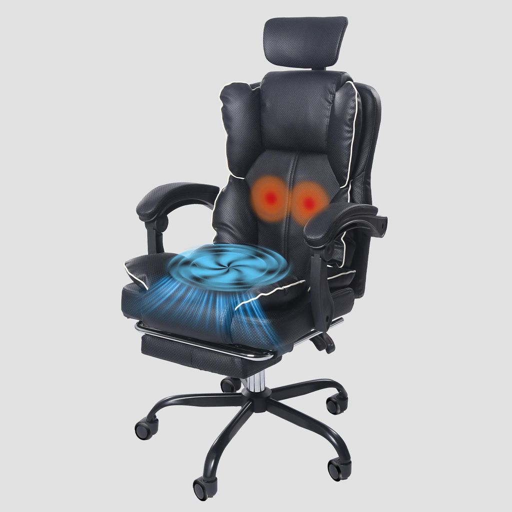 Ergonomischer Gaming‑Stuhl, Belüfteter Kühlsitz, Bürostuhl Produktbild 