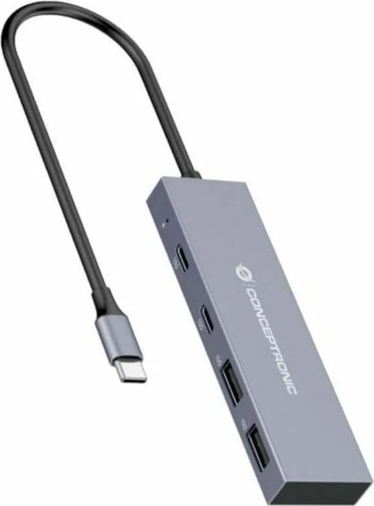 Conceptronic HUBBIES13G Hub 4 Porte USB 3.2 Gen2 10Gbps Gaming