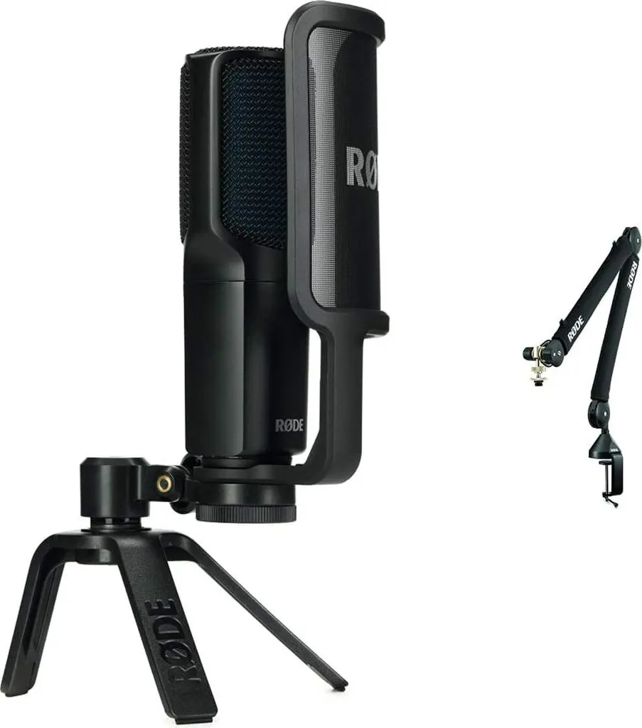 Rode NT-USB+ Microphone à condensateur avec technologie Revolution Preamp
