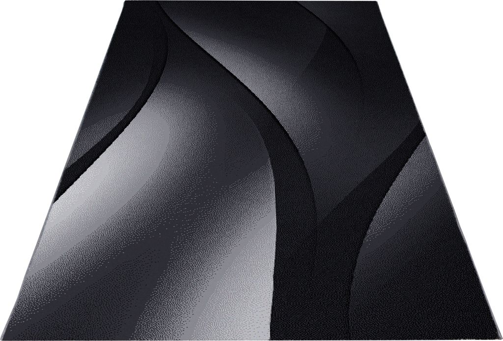 Teppich mit feiner Linienstruktur - perfekt für Wohnzimmer, Produktbild 