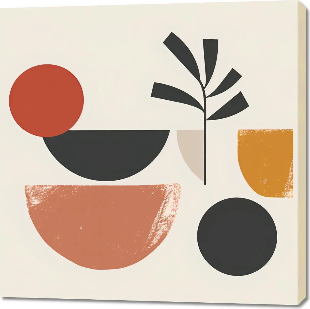 Quadro 100x100 Giardino di Wola | Decorazione Parete Floreale Moderna