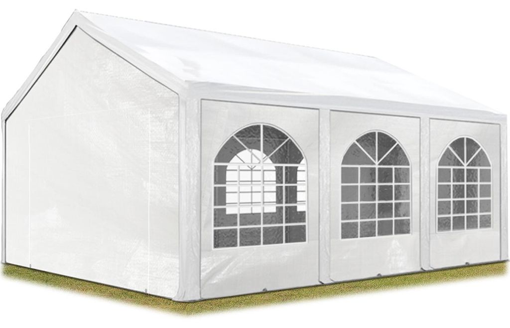 TOOLPORT Hochwertiges Partyzelt 3x6 m Pavillon Zelt PE Produktbild 
