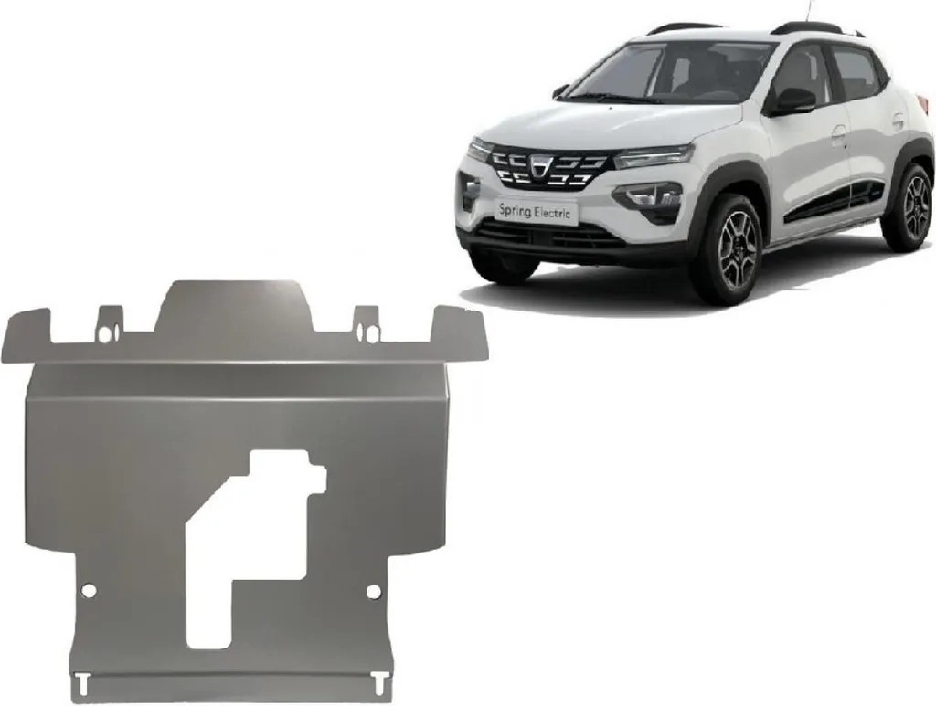 Évitez les casses moteur : Protection aluminium Dacia Spring anti-chocs