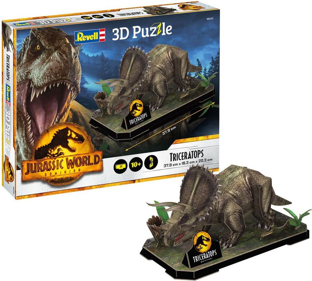 Revell 3D Puzzle Jurassic World Dominion Triceratops, Immagine del prodotto 