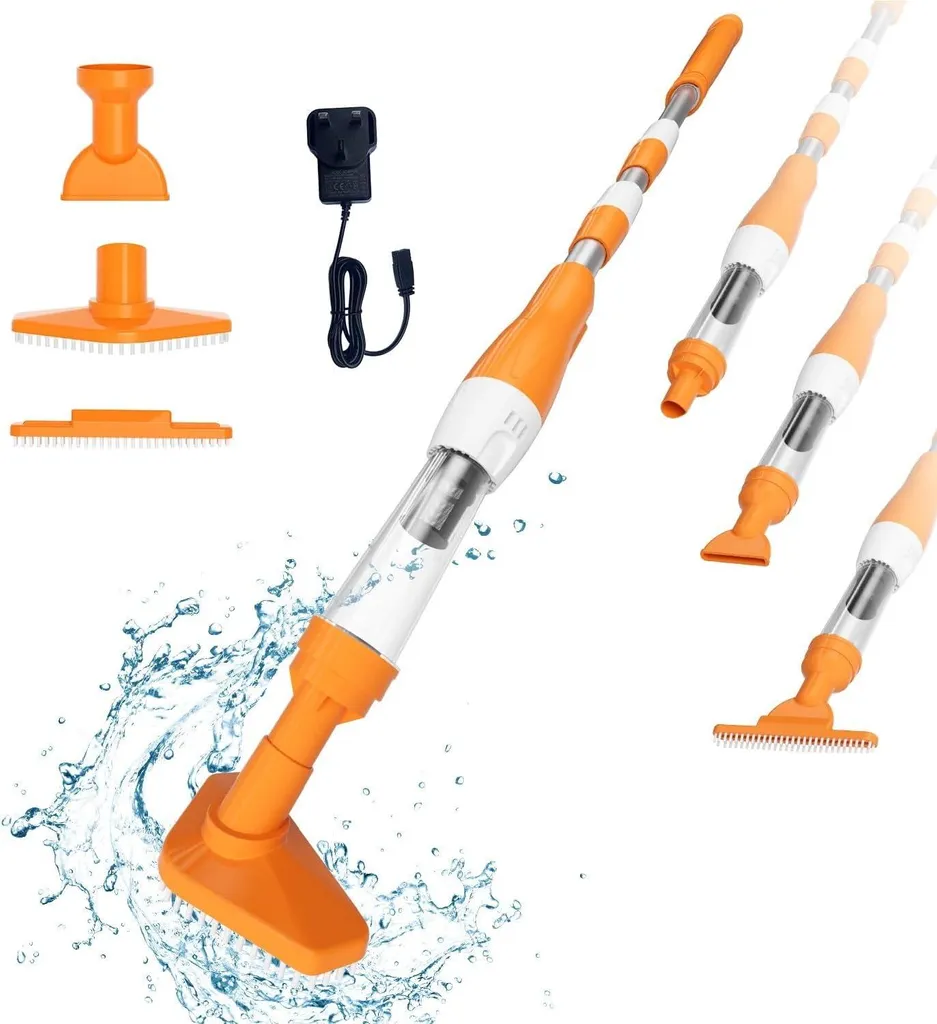 Aspirateur de piscine électrique PoolyPoly 1814 pour spa et jacuzzi