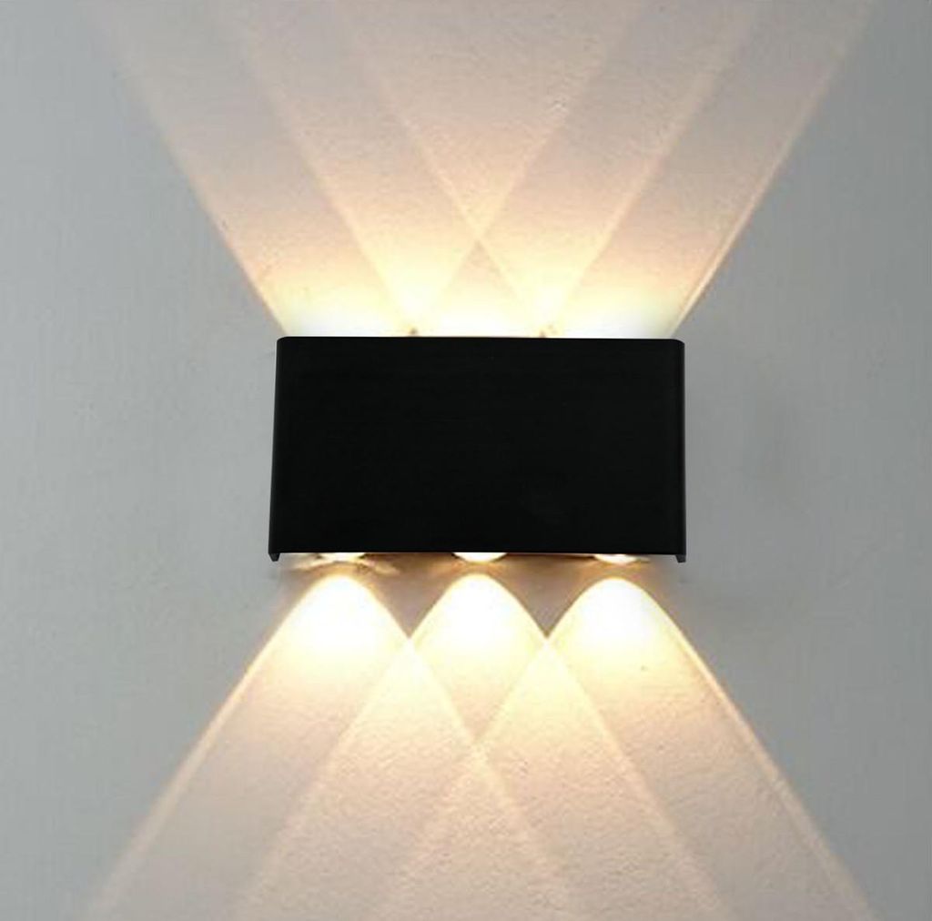 Bioledex LED Wandleuchte 3x2W 3000/4000/6500K 60° schwarz Produktbild 