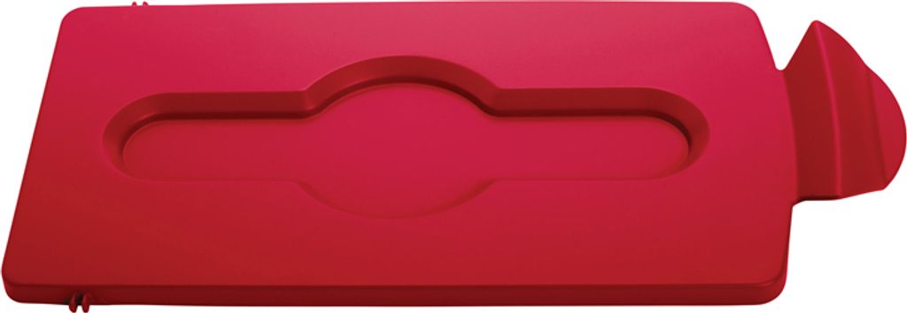 Rubbermaid Roter Deckel Slim Jim, Ausführung:Geschlossen