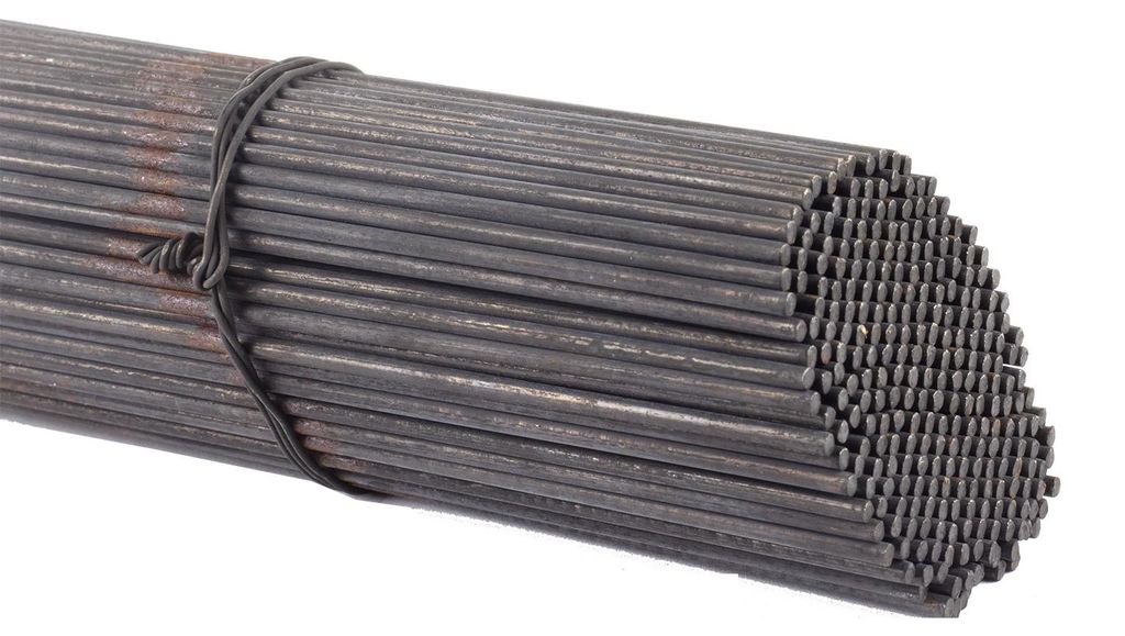 Blaugeglühter Steckdraht Blumendraht Ø1,8mm x 50cm, 2,5kg - Produktbild 