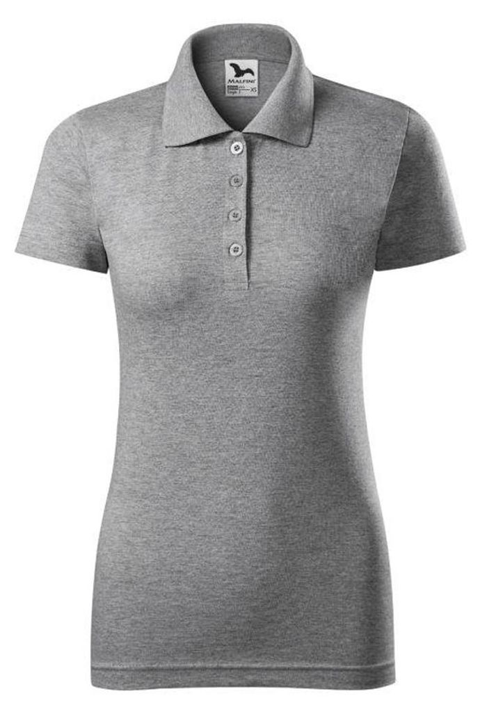 Malfini - Poloshirt für Damen, Single Jersey PP10029 (L) (Grau/Silber)