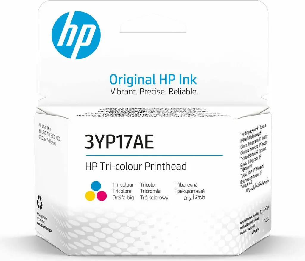 Cartouche d'encre HP 3YP17AE Jaune et Blanc pour impressions nettes