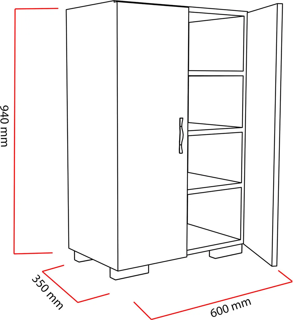 Armoire à chaussures pour optimiser l'espace de votre entrée Mada - 3