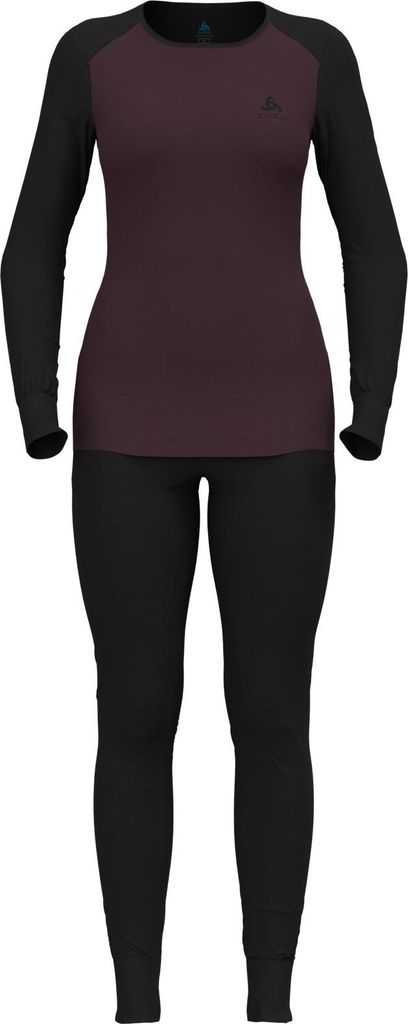 ODLO Odlo Damen ACTIVE WARM Special Unterwäsche-Set black - fudge L