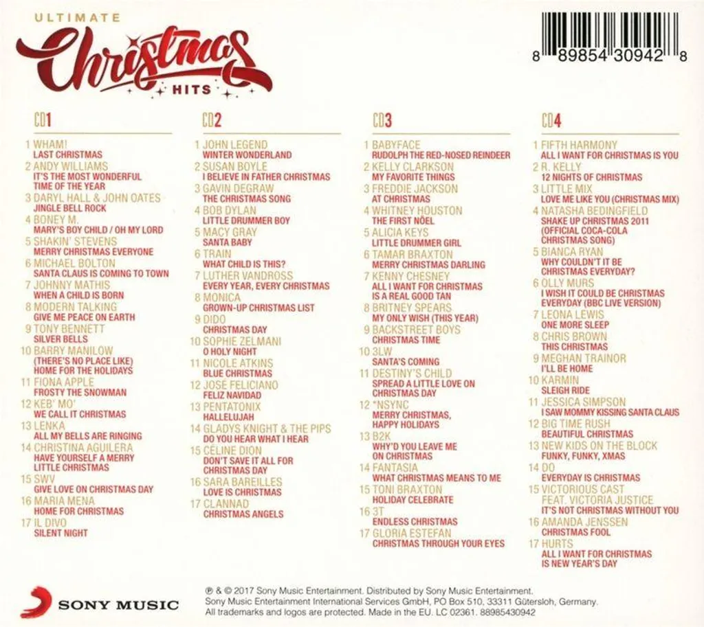 Compilation Various Ultimate Christmas Hits CD : Ambiance Réveillon - 3