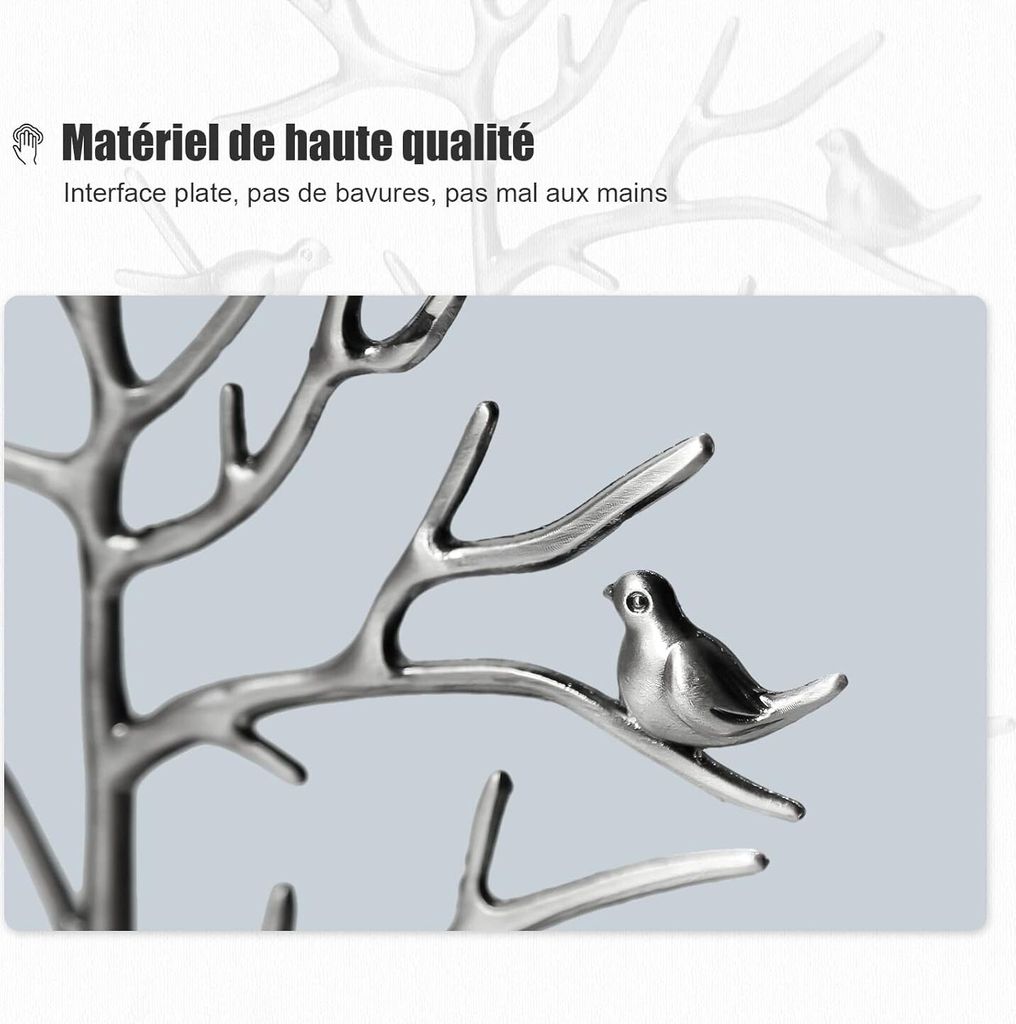 Schmuckständer Schmuckhalter Kettenhalter - Vögel Produktbild 6