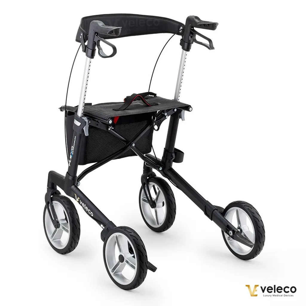 Déambulateur anti-chute Veleco FLEXO, rollator sécurisé pour senior - 3