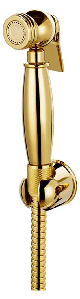 Handbrause for den Toilettengebrauch Hand-WC-Bidet-Sprayer WC-Bidet-Sprayer-Set Messing Gold mit Schlauch Kaltwasser-WC-Spritzpistolen-Aufsatz