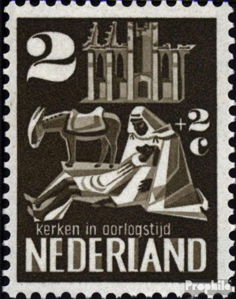 Briefmarken Niederlande 1950 Mi 558 postfrisch Wiederaufbau Kirchen