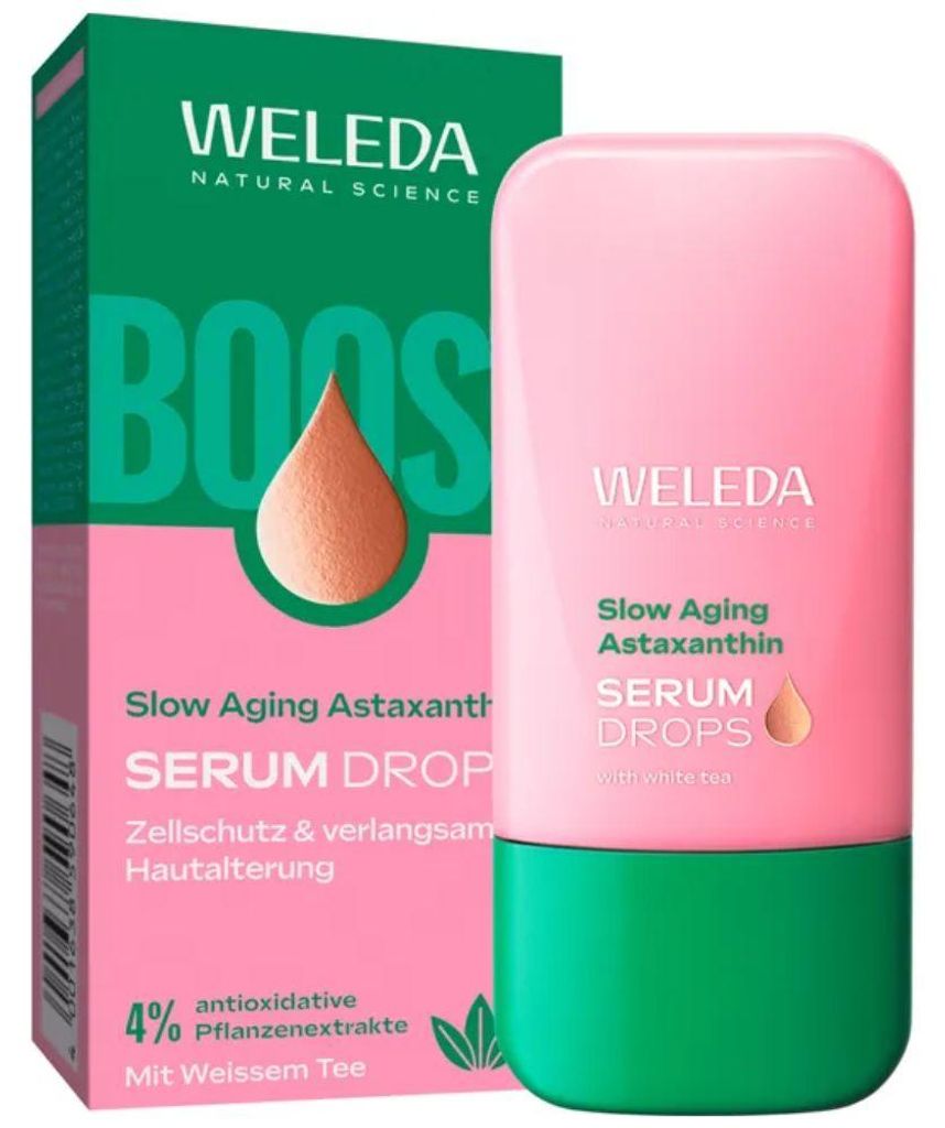 Weleda Slow Aging Astaxanthin Serum Drops, Frauen, 30 ml