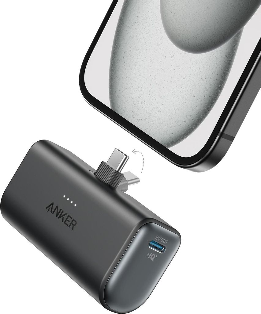 Anker Nano Powerbank (22,5W, Integrierter USB-C Konnektor) Produktbild 
