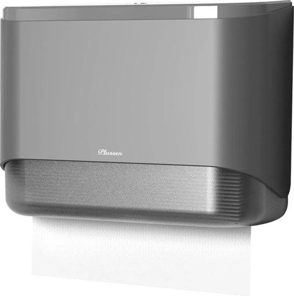 Porte-papier plié en Z sans perçage 25.4cm max - Distributeur mural inox