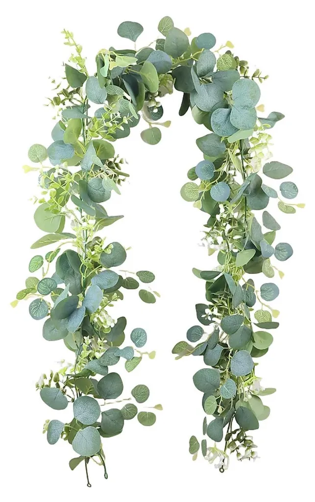 Décoration eucalyptus 1,8m pour mariage, fête et habitat d'oiseaux