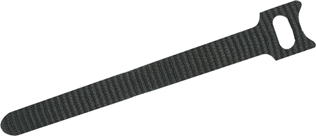 10x Klett-Kabelbinder Schwarz – Wiederverwendbare Kabelbinder aus Stoff mit Klettverschluss – Kabelorganisator zum Bündeln und Sichern von Kab...