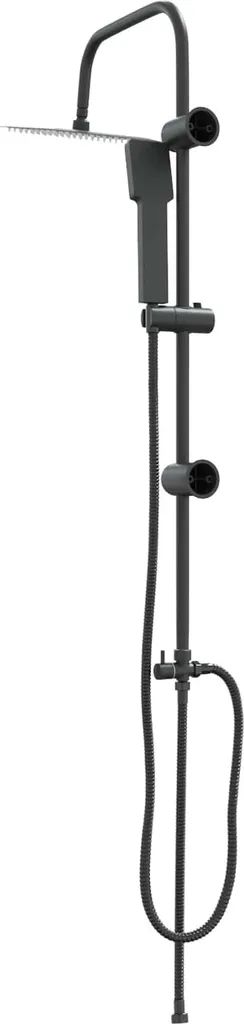Système de douche pour rénovation salle de bain noir inox 47 x 95 cm - 6