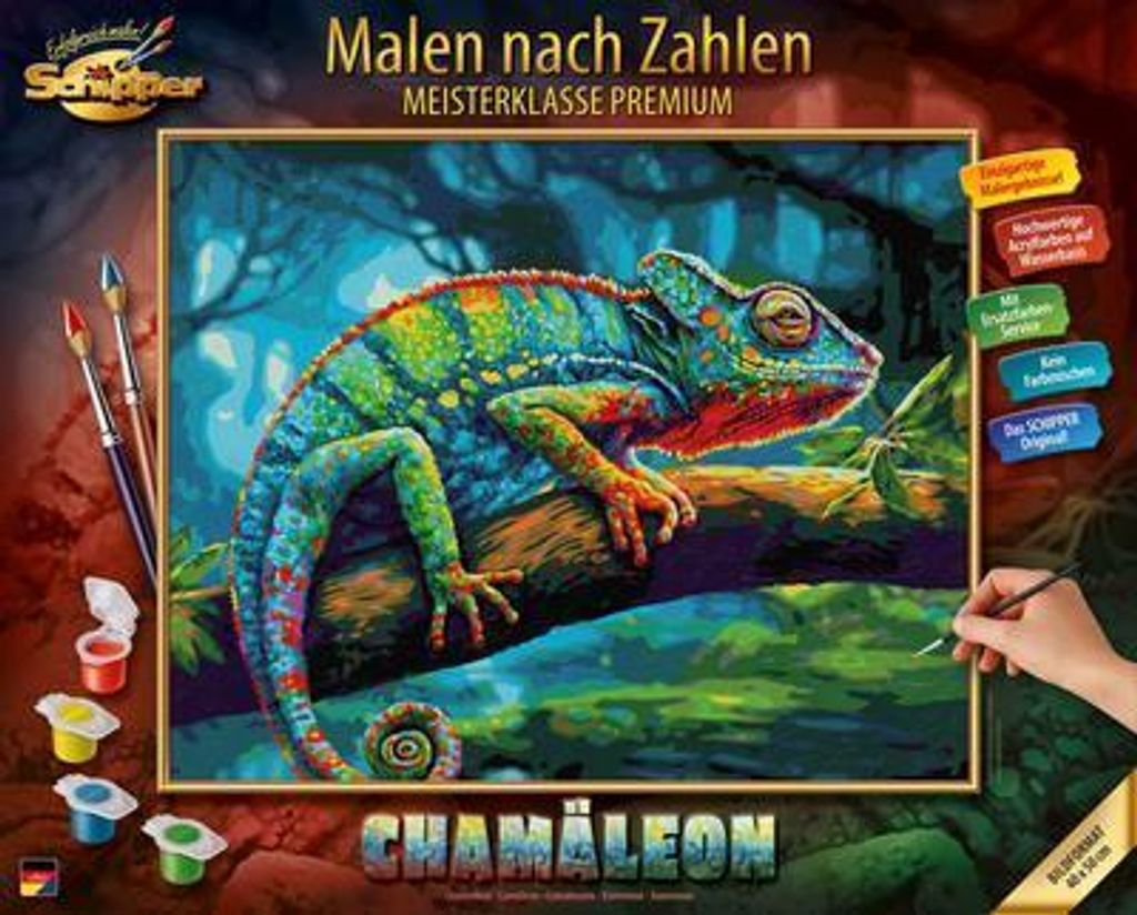 Schipper Malen nach Zahlen Master Class Premium 40x50cm Chamäleon 609130904