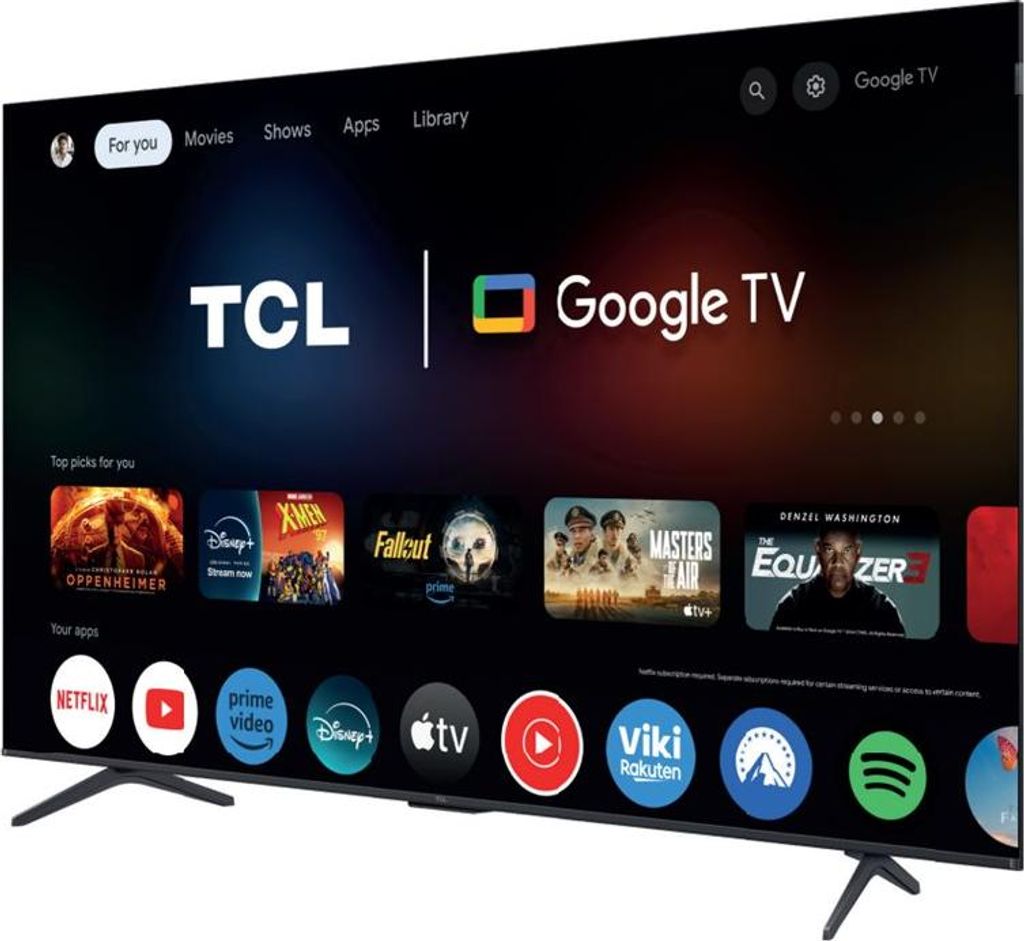 75T8C (189.3 cm (75 Zoll), schwarz, UltraHD/4K, Google TV, Triple Tuner, 144Hz Panel)