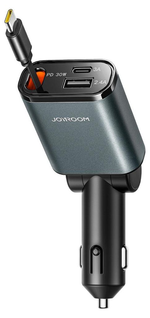 JOYROOM JR-CCL07, Auto, Zigarettenanzünder, 0,8 m, Schwarz Produktbild 